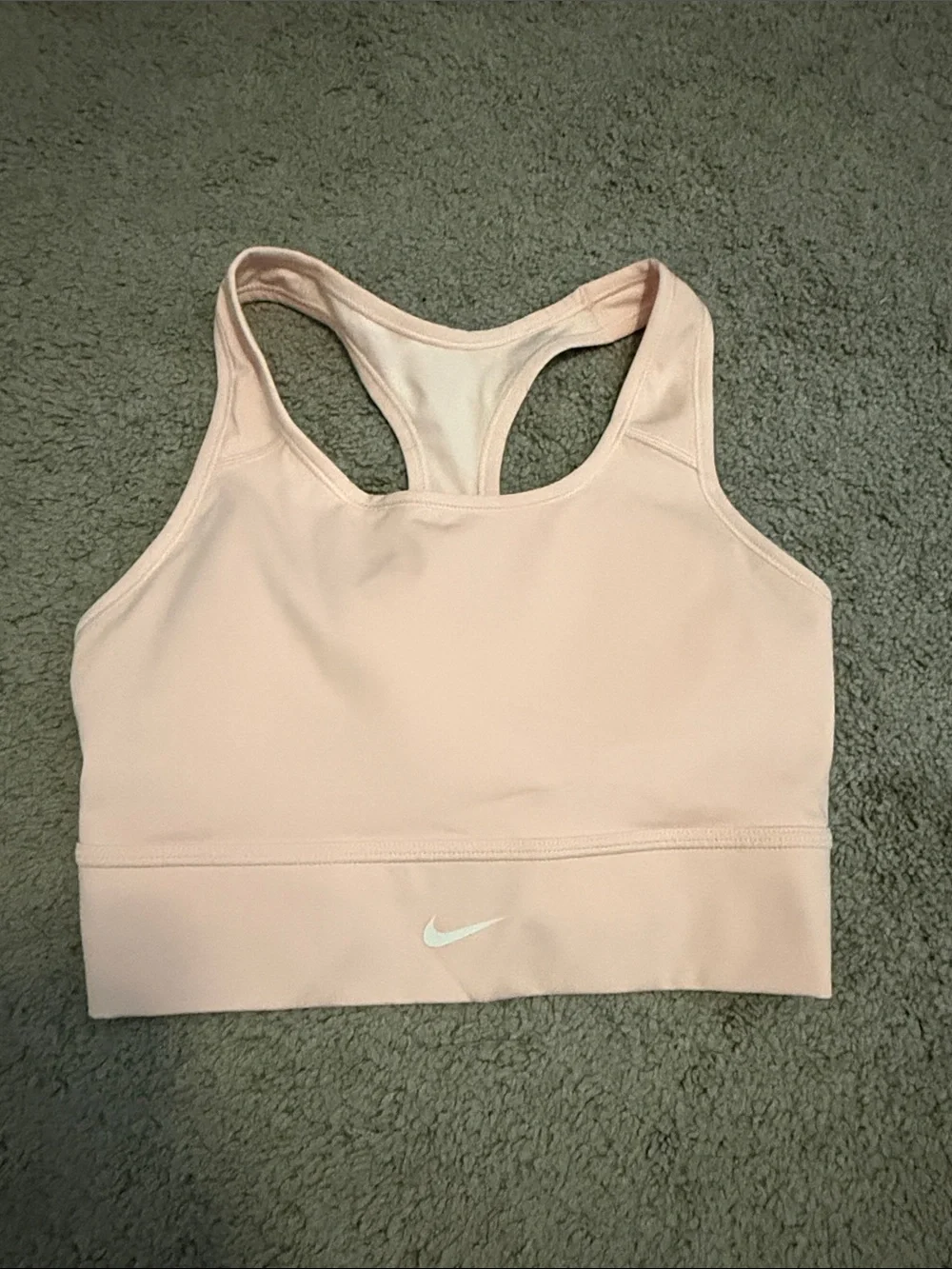 Nike Pink Racerback Medium-Support Sports Bra